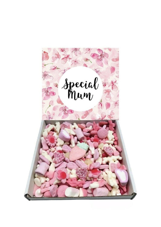 Personalised Mothers Day Special Mum Gift Pick n Mix 1kg Sweets Box Gift Hamper Birthday, Christmas