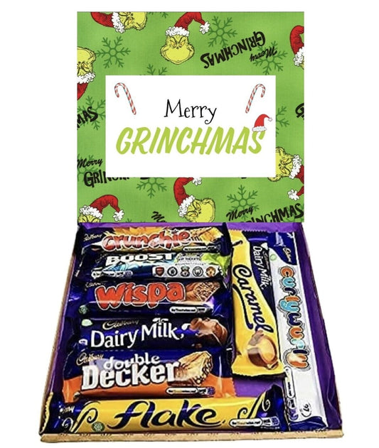 Cadburys Merry Grinchmas Grinch Inspired Themed Chocolate Gift Hamper Sweet Box Xmas