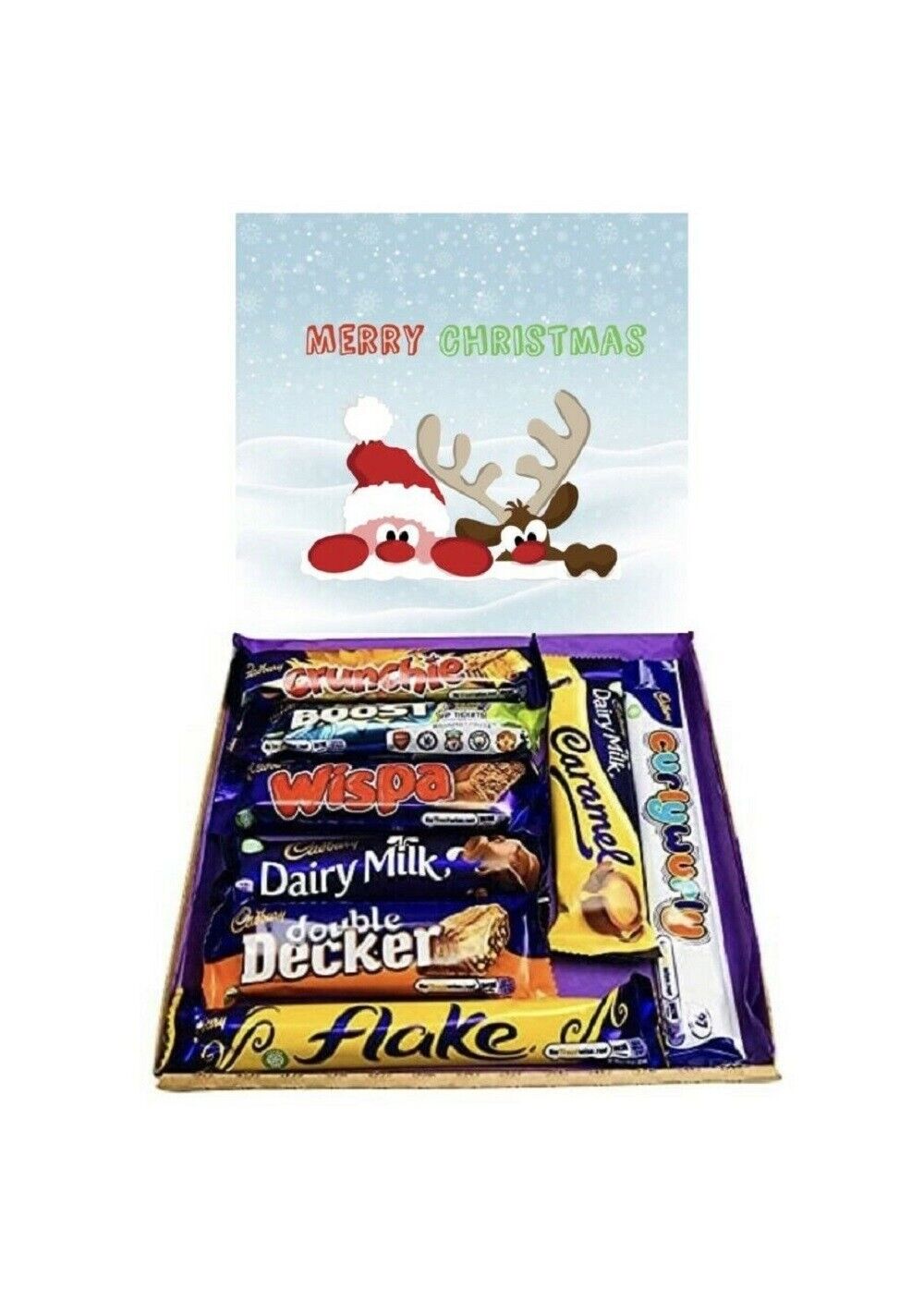 Merry Christmas Kids Chocolate Present Cadbury’s Hamper Sweet Box Gift