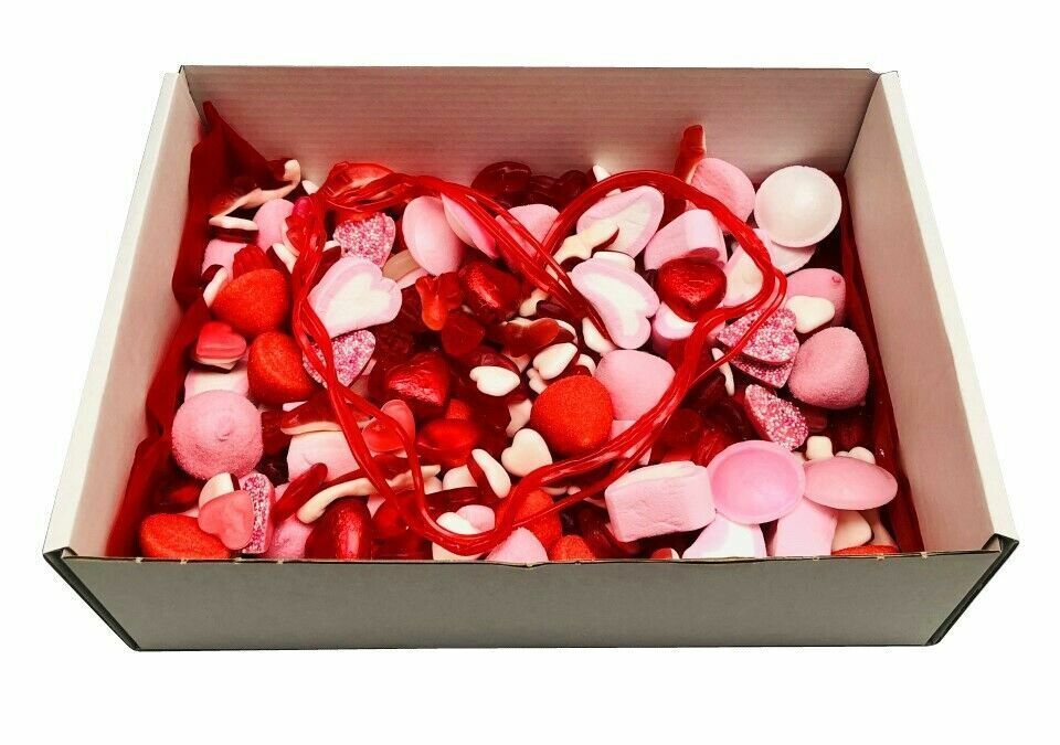 I Love You Mothers Day Gift Pick n Mix 1kg Sweets Box Candy Present Hamper