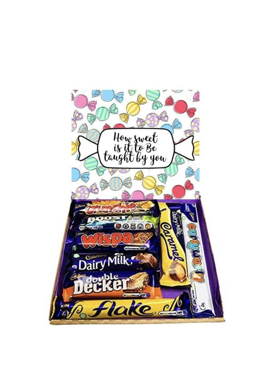 Cadburys Teacher Thank You Gift Present Sweet Box Candy Chocolates Hamper