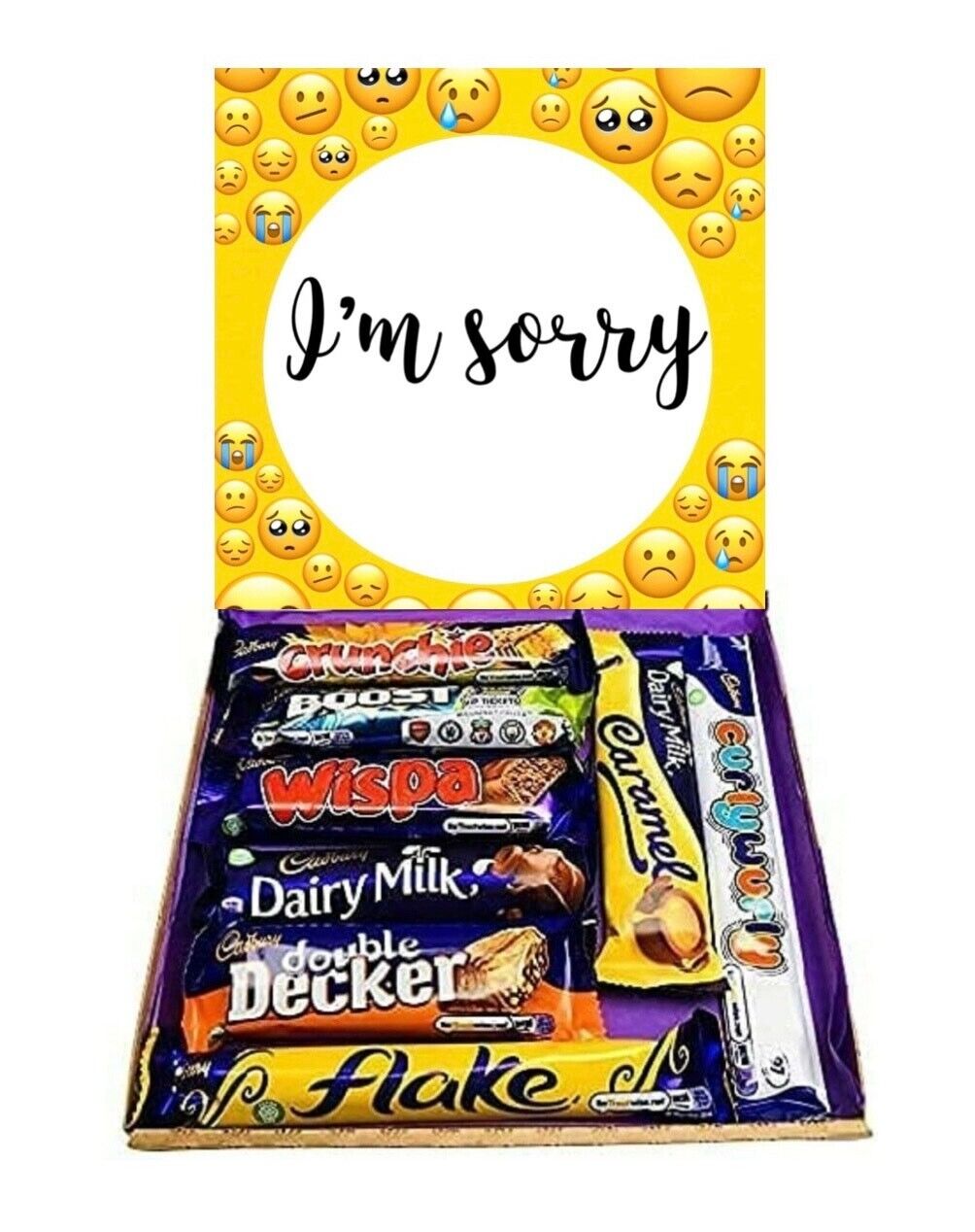 I'm Sorry Apology Cadburys Chocolate Gift Present Hamper Sweet Box