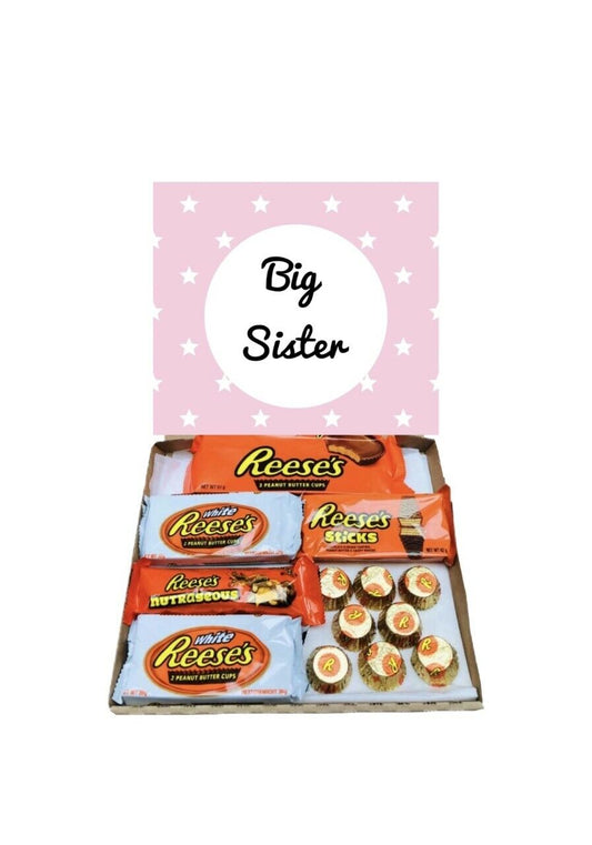 Big Sister Reeses Chocolate Hamper Peanut Butter Sweet Box American Gift