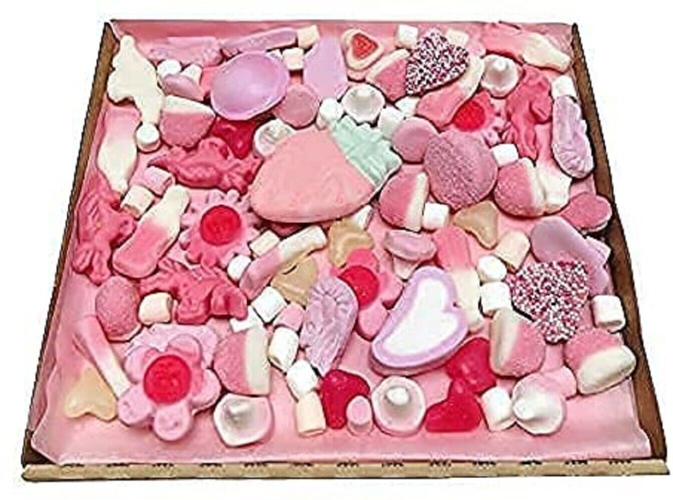 Happy Mother's Day Pink Gift Pick n Mix 300g Sweet Box Candy Hamper Present