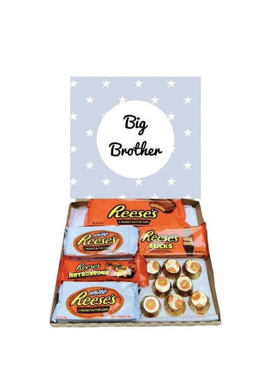 Big Brother Reeses Chocolate Hamper Gift Present Peanut Butter Box American