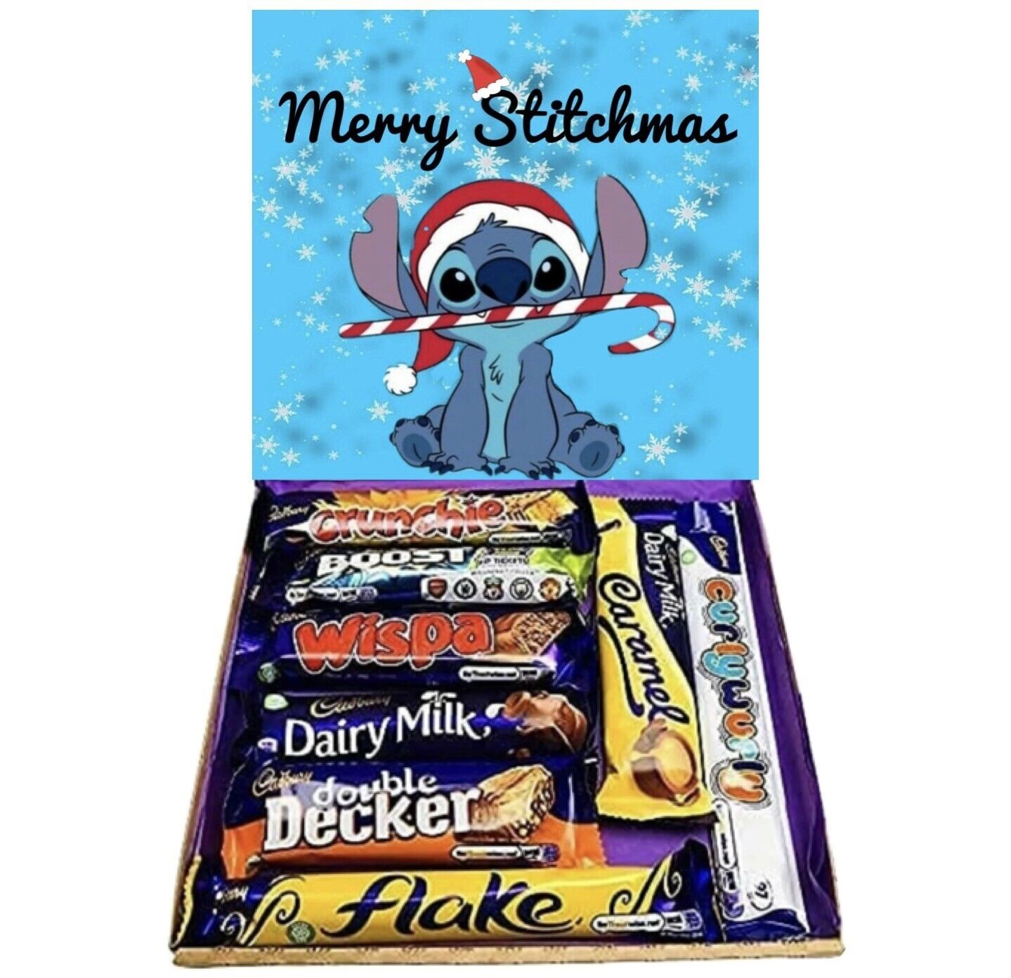 Cadburys Merry Stitchmas Stitch Inspired Themed Chocolate Gift Cadbury’s Hamper Sweet Box Xmas