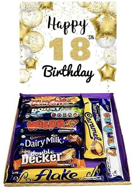 Cadburys Happy Birthday Chocolates Gift Present Cadbury’s Hamper Sweet Box 18th