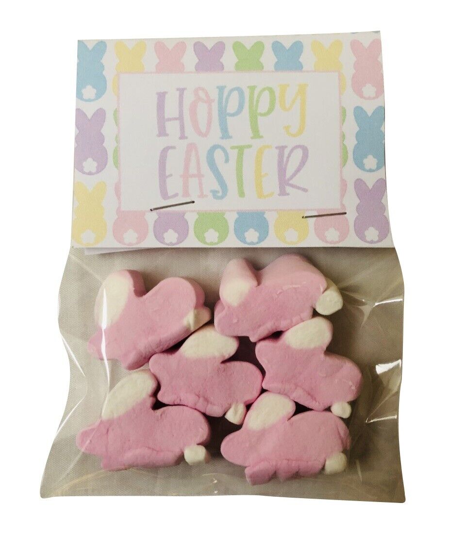 Happy Easter Marshmallow Bunnies Easter Bunny Hunt Sweet Candy Gift Bag