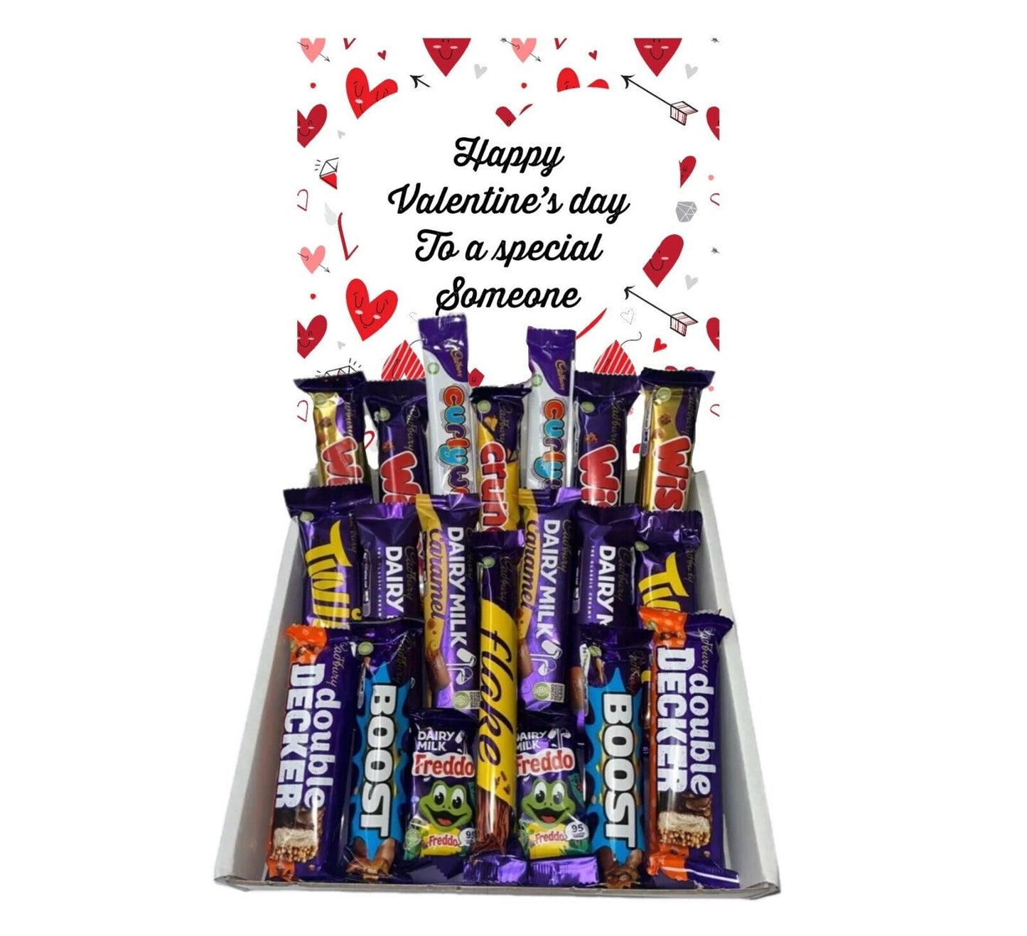 Happy Valentines Day Gift Him Her Luxury Chocolate Cadbury’s Hamper Sweet Box