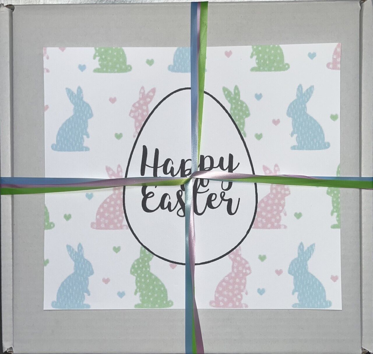 Happy Easter Bunny Pick n Mix 1kg Gummy Sweet Box Hamper Gift Present