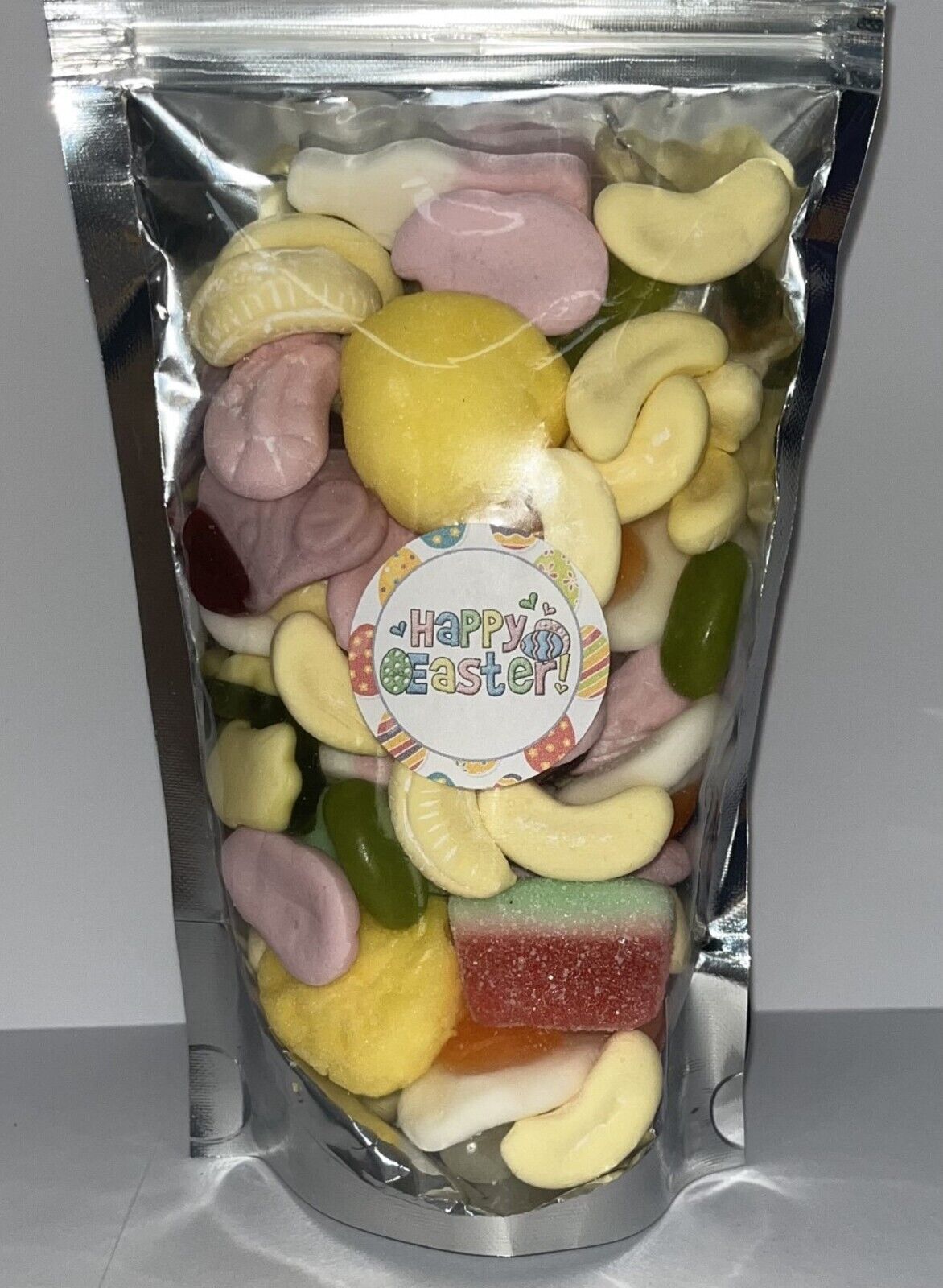 Happy Easter Pick n Mix 200g Gummy Yummy Sweet Pouch Gift Present