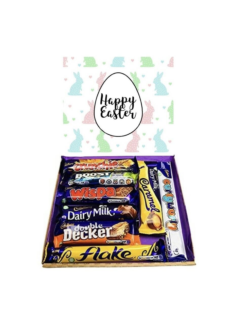 Happy Easter Bunny Cadbury Gift Present Chocolates Kids Sweet Box Hamper