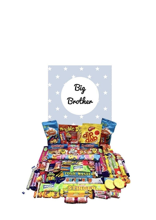 Big Brother Blue Pick N Mix Ultimate Retro Sweets Box Sweet Candy Hamper