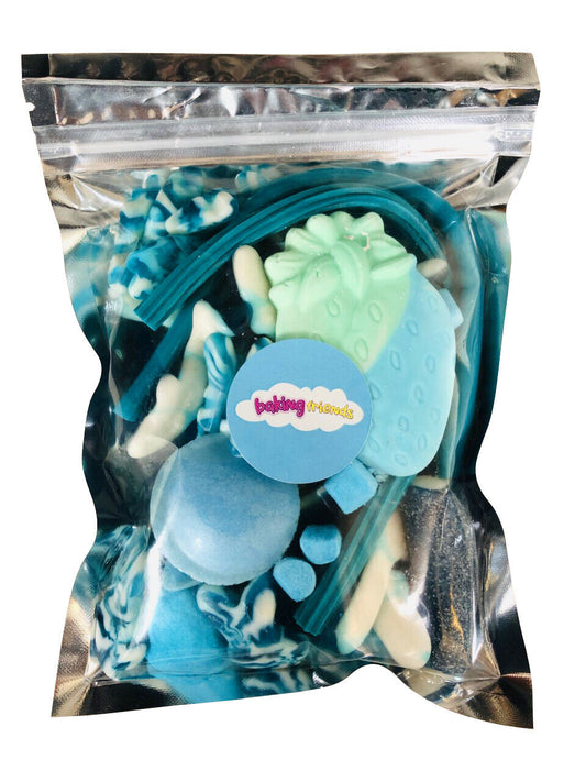 Blue Sweets Gift Bag Assorted Sweet Pick N Mix Candy Pouch 200g  Mothers Day