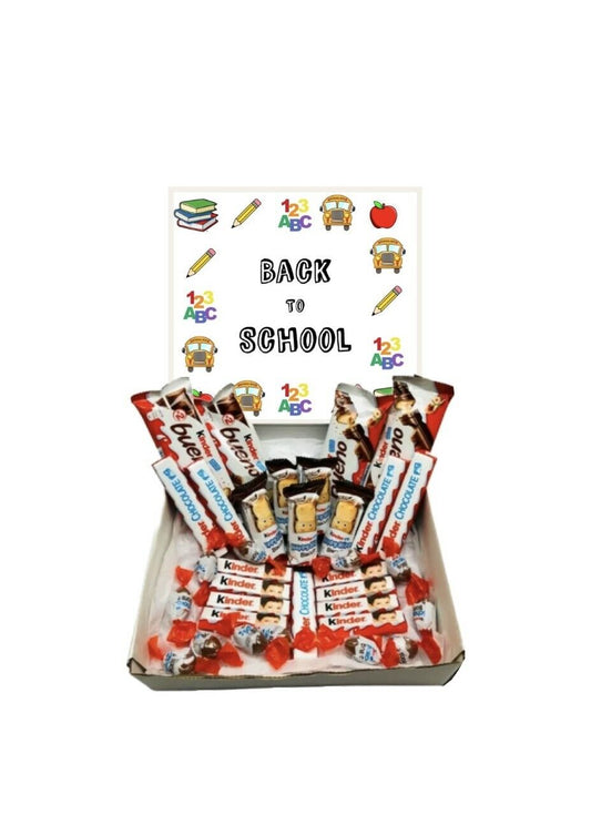 Kinder Back To School Pick N Mix Kinder Bueno Happy Hippo Chocolate Bars Sweet Box Gift