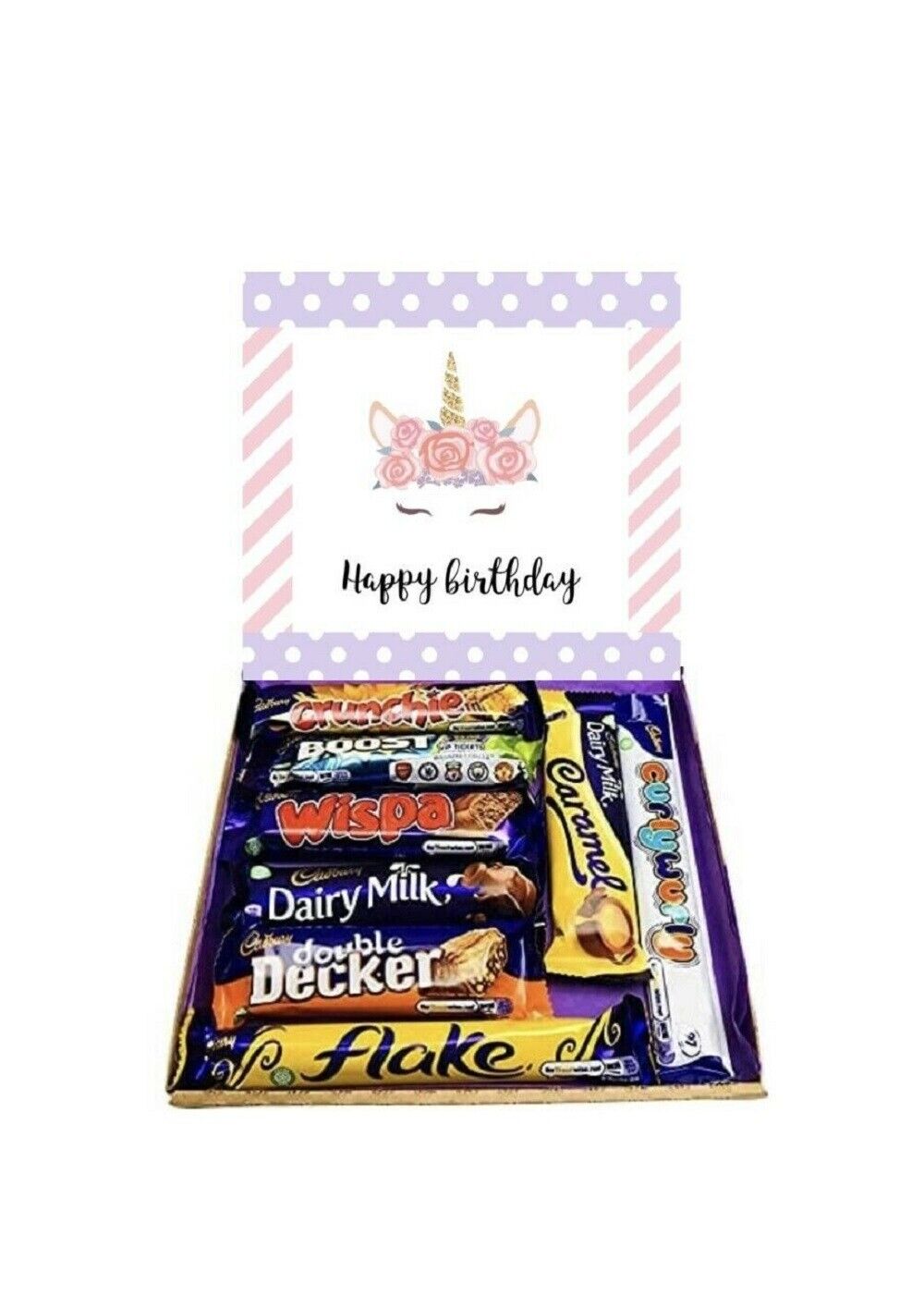 Cadburys Happy Birthday Unicorn Chocolate Present Gift Hamper Sweet Box