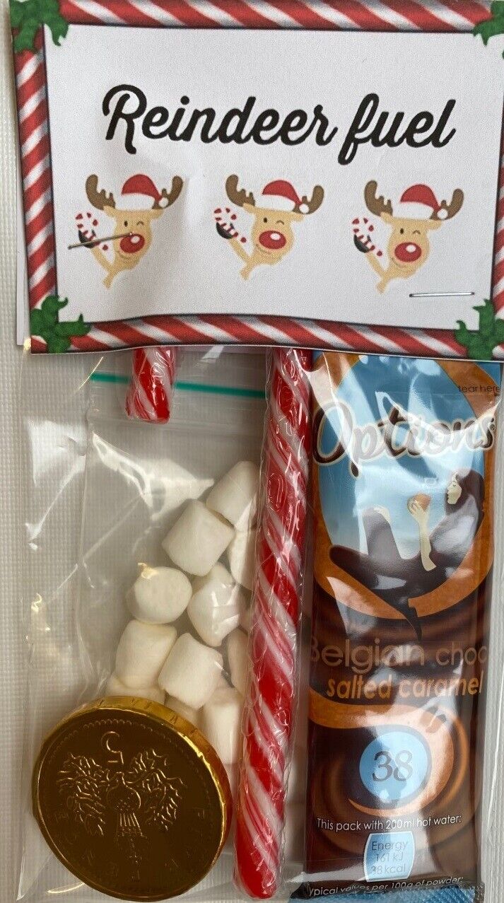 Christmas Eve Box Filler Snowman Soup Hot Chocolate Reindeer Fuel